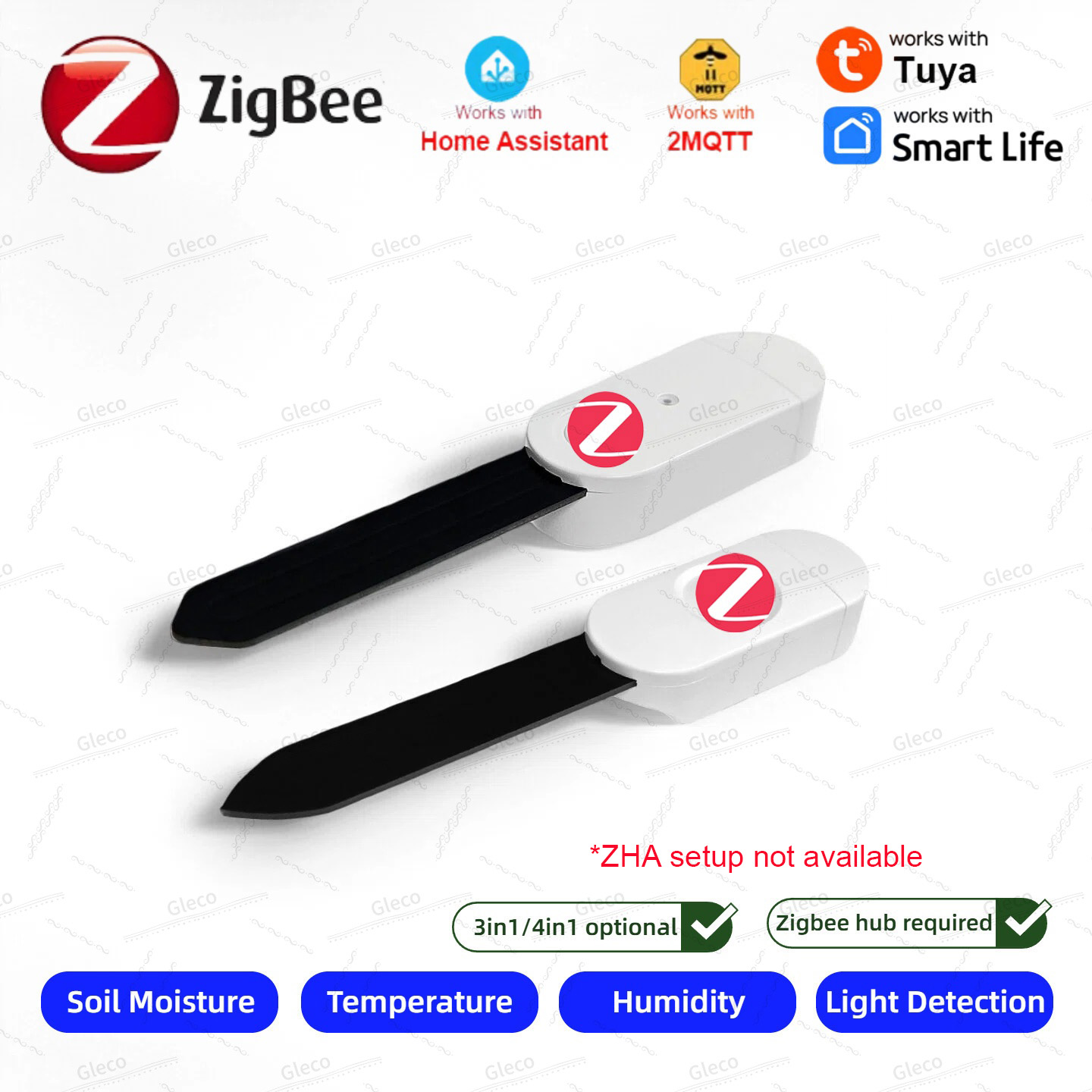 Smart Soil Sensor - Capteur d'humidité du sol Zigbee, testeur