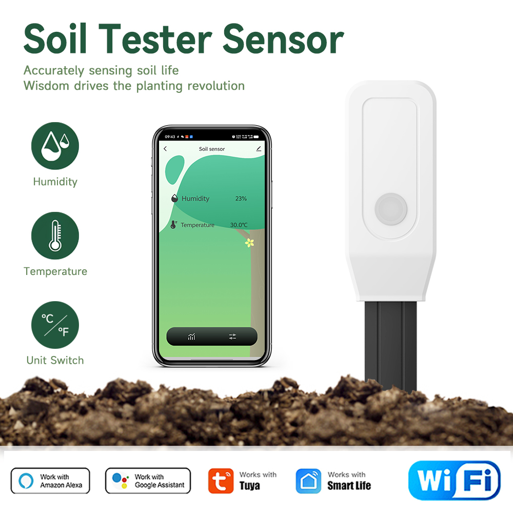 Smart Soil Sensor - Testeur de sol intelligent WiFi Tuya,