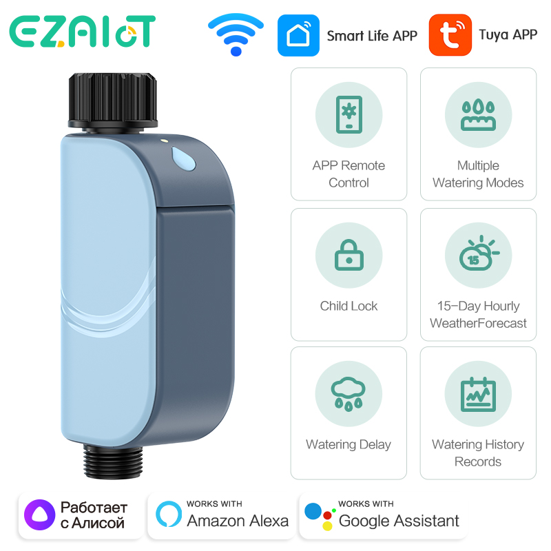 Smart Garden Tap Timer - Minuterie d'arrosage de jardin intelligente Tuya