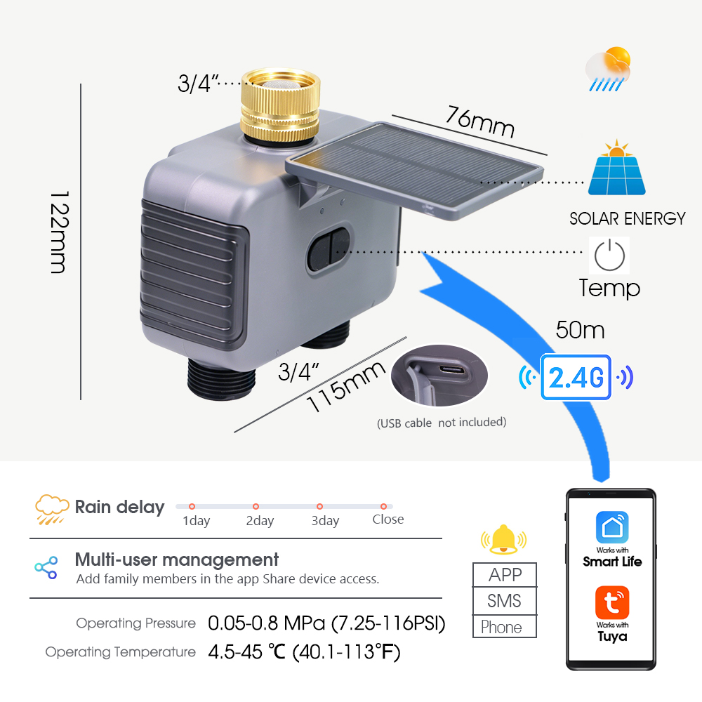 Minuteur d'arrosage intelligen - Smart Garden Tap Timer avis et prix