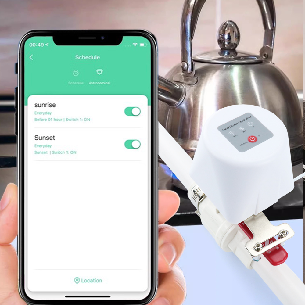 Vanne d'eau WiFi Tuya, minuter - Smart Garden Instructions avis et prix