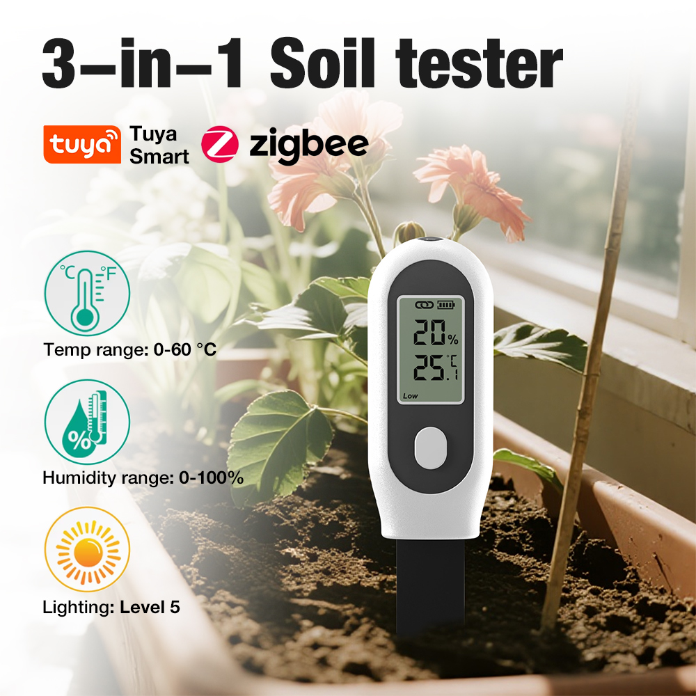 Testeur de sol 3 en 1, capteur - Smart Soil Sensor avis et prix
