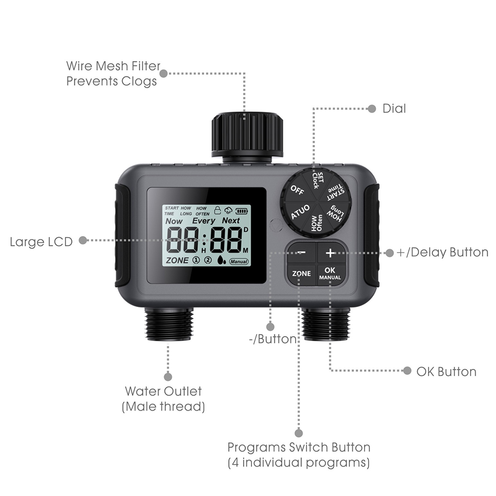 Minuterie intelligente numériq - Smart Garden Tap Timer avis et prix