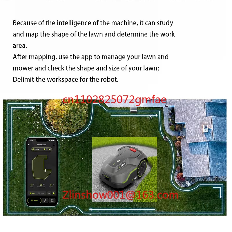 Tondeuse à ROBOT de pelouse au - Smart Garden Drawing avis et prix