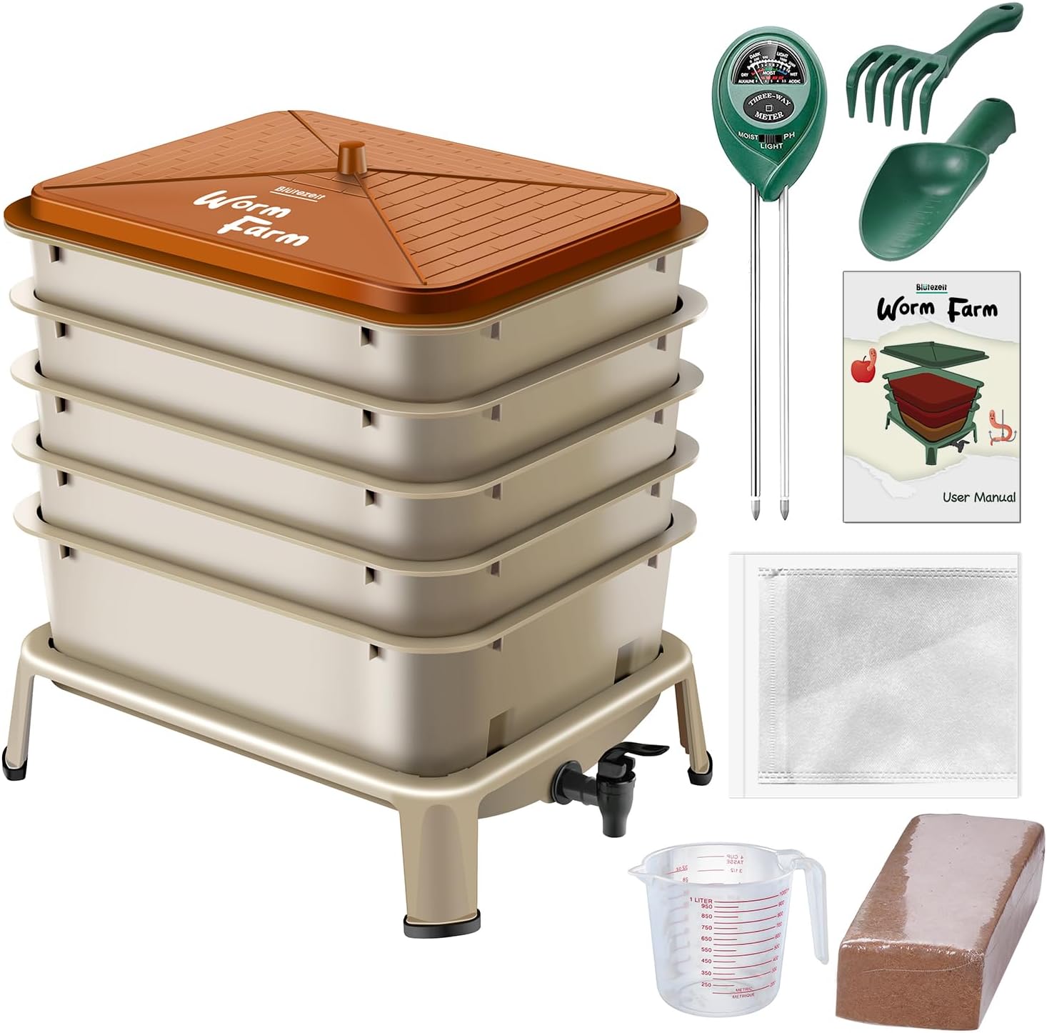 Composteur à vers pour intérie - Composting Kit Indoor avis et prix